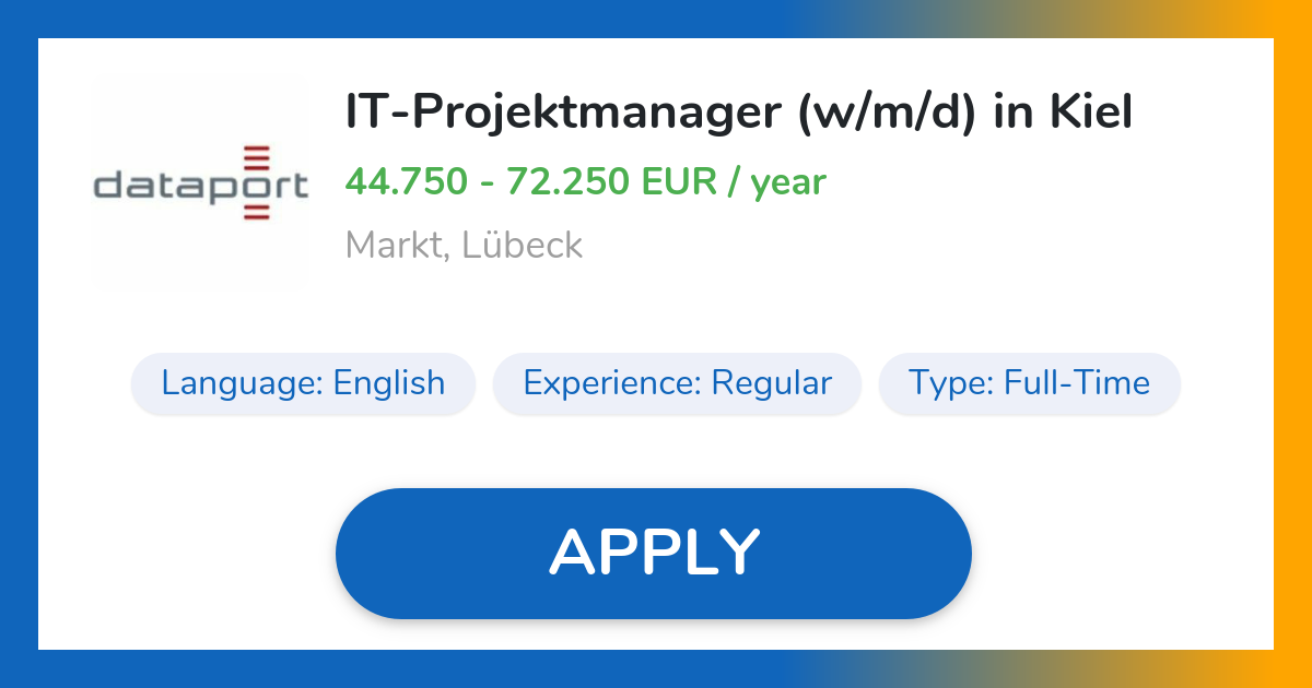suche job in lübeck