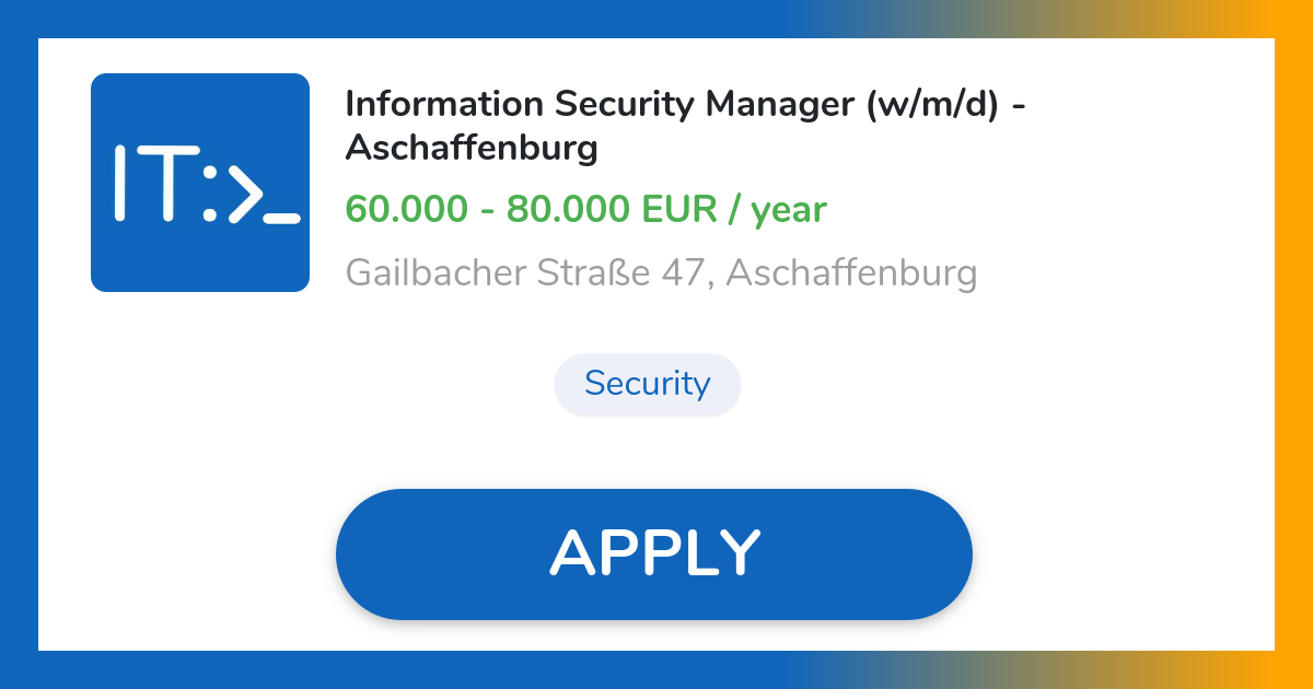 vollzeit jobs aschaffenburg
